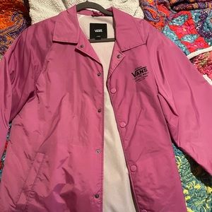 Pink Vans Windbreaker